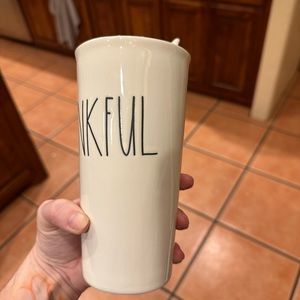 Used in like new condition.  Rae Dunn Thankful ceramic mug.
